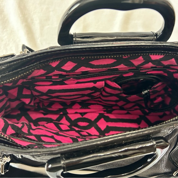 Tracy Reese Black Satchel Bag - Picture 3 of 15